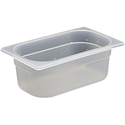 63329 gastronadoba gn 1 4 100 mm z polypropylenu polopruhledna stalgast 164100