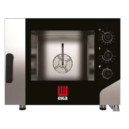 69926 konvektomat parni elektricky 4x600x400 7 8 kw 400v 850x1044x700 mm cerny eka millennial smart