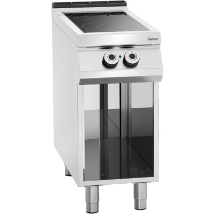 Sklokeramický sporák 2 varné zóny, 400x900x900 mm | BARTSCHER, 296411