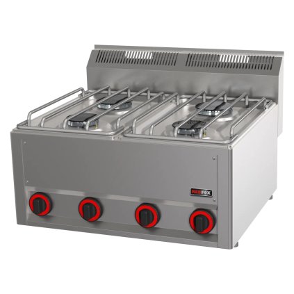 Sporák plynový 4x horák bez podstavy | REDFOX - SP 60 GL