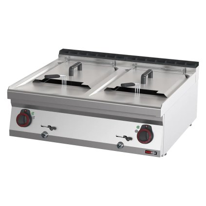 Fritéza elektrická dvojitá 0,96 kW/l, 13+13 l bez podstavy 400 V | REDFOX - FE 70/08 E