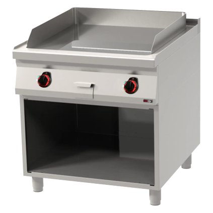 75992 grilovaci deska 71x65 elektricka chromovana hladka s podestavbou 400 v redfox fthc 90 80 e