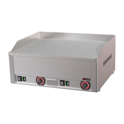 Grilovacia doska 65x48 elektrická durable chróm hladká stolná 400 V | REDFOX - FTHC 60 E