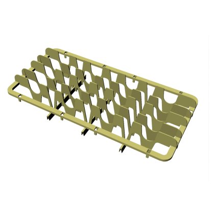 Nadstavec plastový na taniere 50x50x4 | REDFOX - C 1411