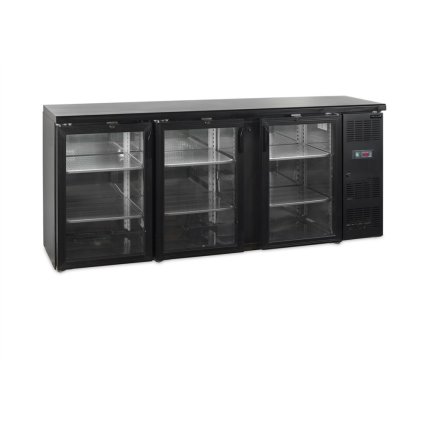 Minibar, presklené krídlové dvere | TEFCOLD CBC 310 G