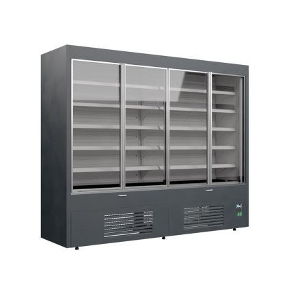 Chladiaca vitrína prístenná, krídlové dvere | Juka Varna 250/60 DUZ mini
