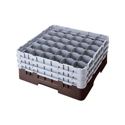 Kôš Camrack 36 pozícií, výška pohára 21,6 cm - Hnedá| TOM, R-36S800-167