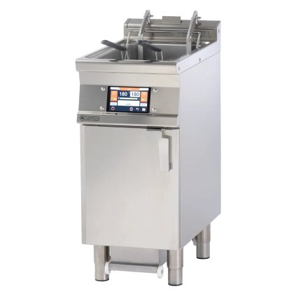 Fritéza elektrická 18 l automatická 7" displej, filtrácia, zdvih | RM - F18-74ETDPS