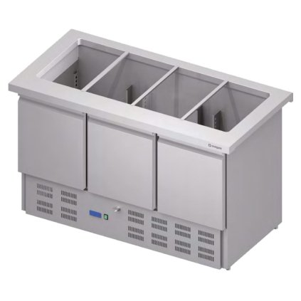 107732 salatovy pult 390 l 1465x750x880 mm stalgast st207151