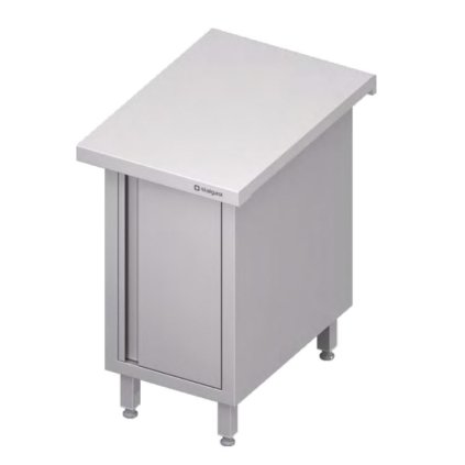 108209 centralni stul se skrinkou kridlove dvere 600x750x880 mm stalgast st235061