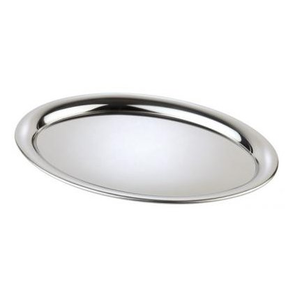 43688 ovalny tac na servirovani kavy z nerezove oceli 265x190 mm aps kaffeehaus