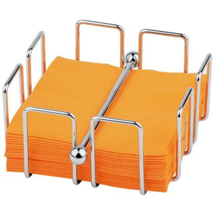46013 drzak na koktejlove ubrousky chromovany 140x140x65 mm aps bar