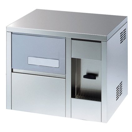 135785 vyrobnik kostek ledu 22 kg 24 h s davkovacem vody objem zasobniku 4 kg vodou chlazeny 0 32 kw 540x430x435 mm ntf frm 35 w