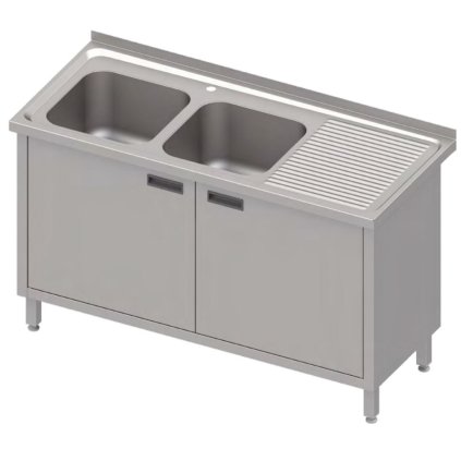 169028 stul s dvojdrezem na leve strane se skrinkou 1100x700x850 mm stalgast 983987110