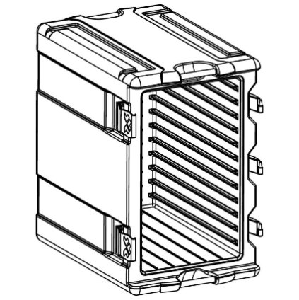 TERMOPORT AF 12 KORPUS PRE OHREV MILITARY GREEN | ABNER, 33360MG