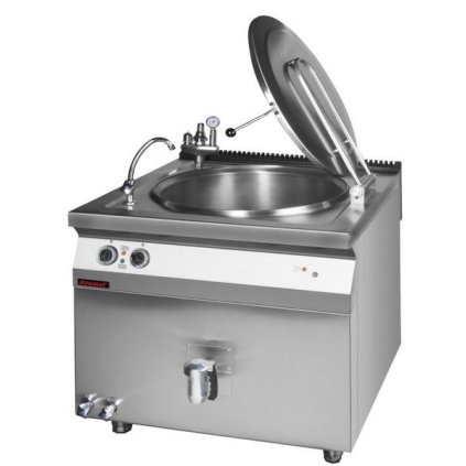 136079 elektricka varna konvice s neprimym ohrevem 80 l 12 5 kw 800x700x900 mm kromet 700 bek 80