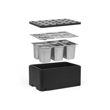 145340 sada termoizolacni nadoba gn 1 1 250 mm essential line 2x nadoba gn 1 3 2x gn 1 6 200 mm z nerezove oceli vika