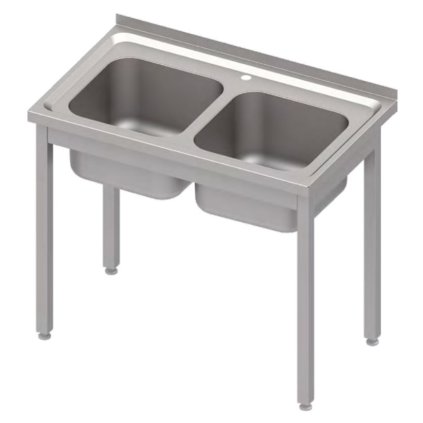 168926 stul s dvojitym drezem bez police 1000x600x850 mm stalgast 983906100