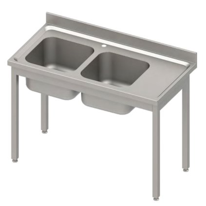 169850 stul s dvojitym drezem na leve strane bez police 1200x600x850 mm stalgast 984566120