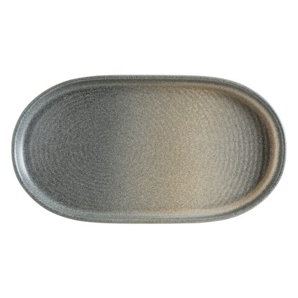 171254 ovalny talir 370 mm bonna ripple hornfels