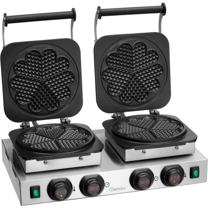 Vaflovač dvojdielny s liatinovou platničkou, 600x450x225 mm | BARTSCHER, 370198