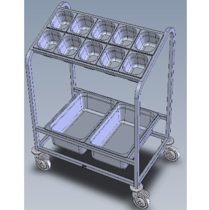 VOZÍK MV-K NA KORENIE, VRÁTANE GN | ABNER, 11626