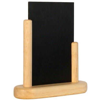 58847 tabule na menu s drevenym podstavcem prirodni 150x100 mm contacto 7685 150