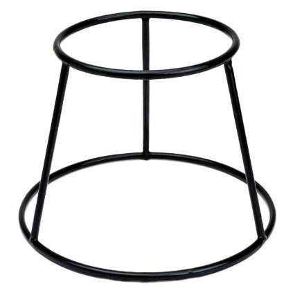 Verlo podstavec guľatý pr. 13,8 cm, výš. 15 cm, čierny| TOM, V-7509