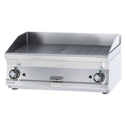 Grilovacia doska 80x45 plynová ryhovaná bez podstavy | RM - FTRT-68G