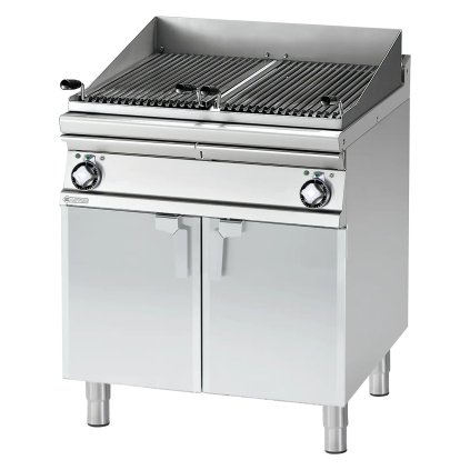 Vodný gril elektrický ohrev nepriamy dvojitý 2x 38x52 s podstavbou 400 V | RM - CW-78ET