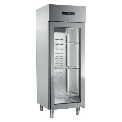 Skriňa chladiaca 700 l sterilizátor, presklená GN 2/1, nerez | RM - ENR 700 G S