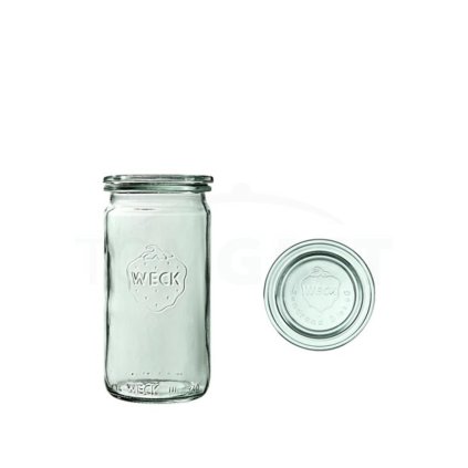 122789 sklenice weck cylindric 340 ml s vickem 6 ks