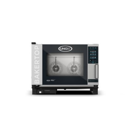 142199 elektricky konvektomat 4x600x400 10 6 kw 860x967x675 mm unox bakertop plus mind maps