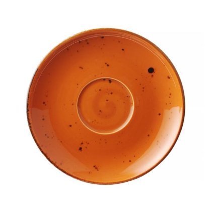 145841 kulaty podsalek o prumeru 140 mm oranzovy fine dine earth colours dahlia