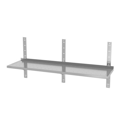 156809 jednoducha perforovana nastenna nastavitelna police 1600x400x600 mm technica 3823pe1640