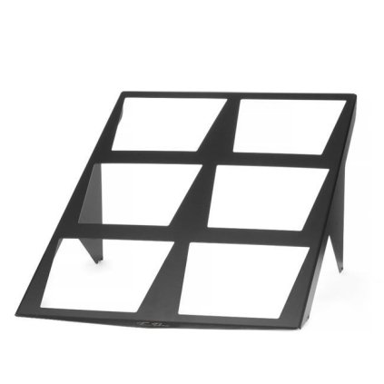 164171 bufetovy stojan 500x745x330 mm cerny fine dine skiatos