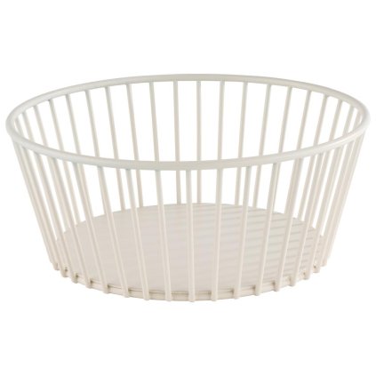 166868 kovovy kruhovy kos 200 mm bily aps urban