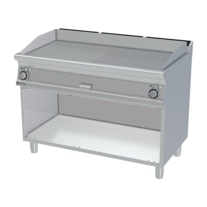 Grilovacia doska 119x52 elektrická kombinovaná s podstavbou 400 V | RM - FTLR-712ET
