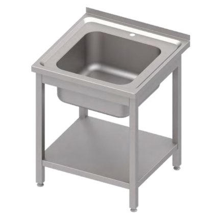 168533 stul s jednim drezem a polici 600x700x850 mm stalgast 983137060