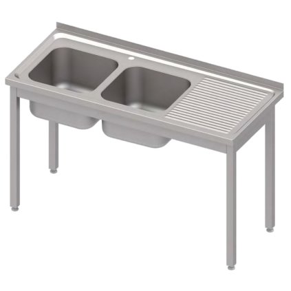 168971 stul s dvojitym drezem na leve strane bez police 1200x700x850 mm stalgast 983937120