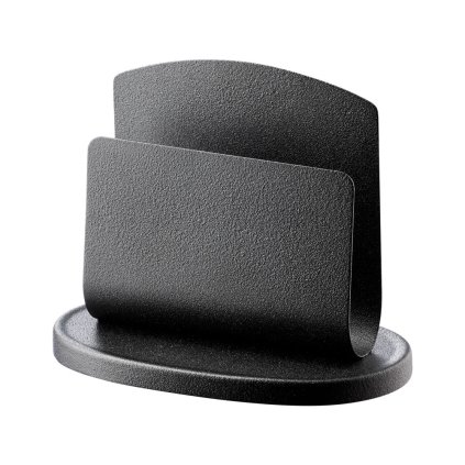 172760 nerezovy drzak na ubrousky 80 mm cerny stalgast 364110