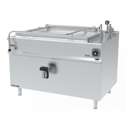 Parný varný kotol hranatý, dvojplášťový 300 l | GASTROHAAL, P.KP-300