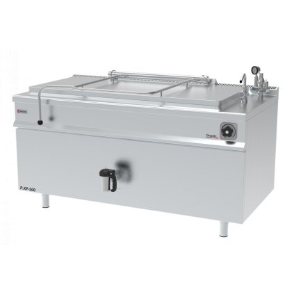 Parný varný kotol hranatý, dvojplášťový 500 l | GASTROHAAL, P.KP-500