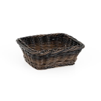 5856 kosik obdelnikovy z polyratanu gn 1 6 176x162x65 mm cernohnedy technica gold line