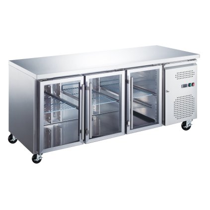 8322 pultova chladnicka 180 cm 3 sklenene dvere maxima 9400406