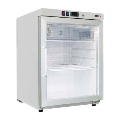 Skriňa chladiaca 130 l, presklené dvere, biela | REDFOX - DRR 200/G