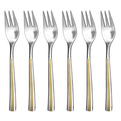 Vidlička na múčnik pozlátená JULIE 6-dielna súprava | TONER, 606332G6