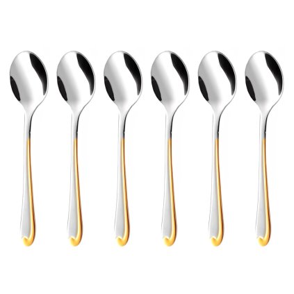 Lyžička na kávu pozlátená SYMFONIE 6-dielna sada | TONER, 608137G6