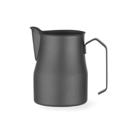 13743 1 konvice na peneni mleka matna cerna 0 7l cerna 84x h 130mm hendi 451045