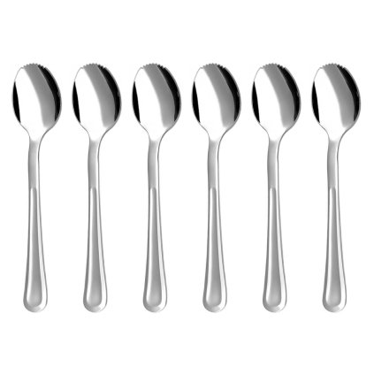 Lyžice na grep/kiwi PRAHA 6-dielna sada | TONER, 602850S6